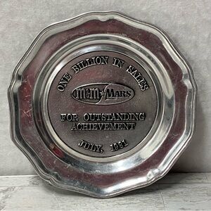 1981 Mars BILLION SALES M&M’s Candy Award Medal Twix Snickers Milky Way Trophy